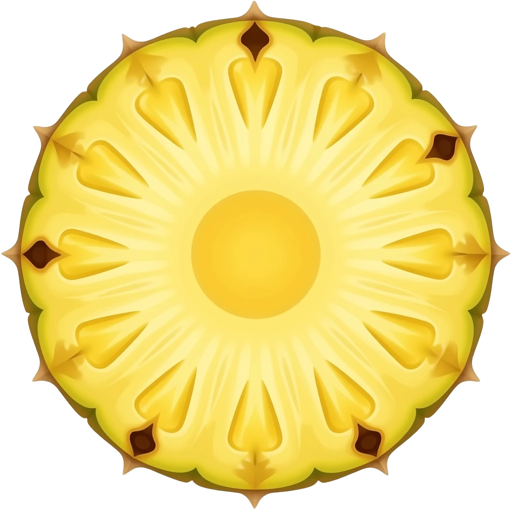 Pineapple core emoji
