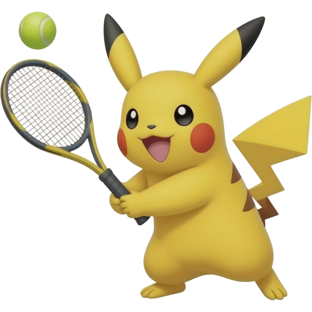 POKEMON PLAYING TENNIS emoji