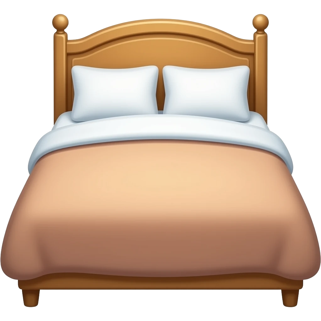cozy bed emoji