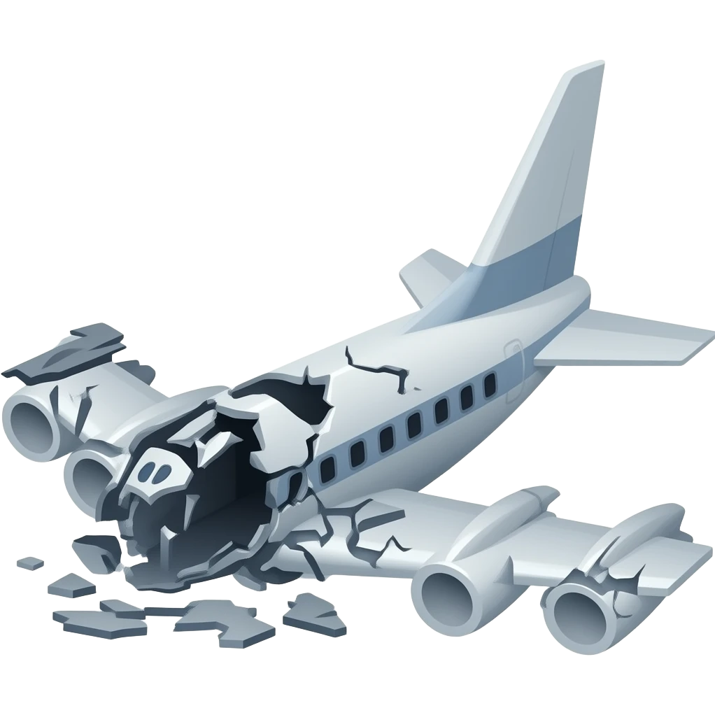 plane crash emoji