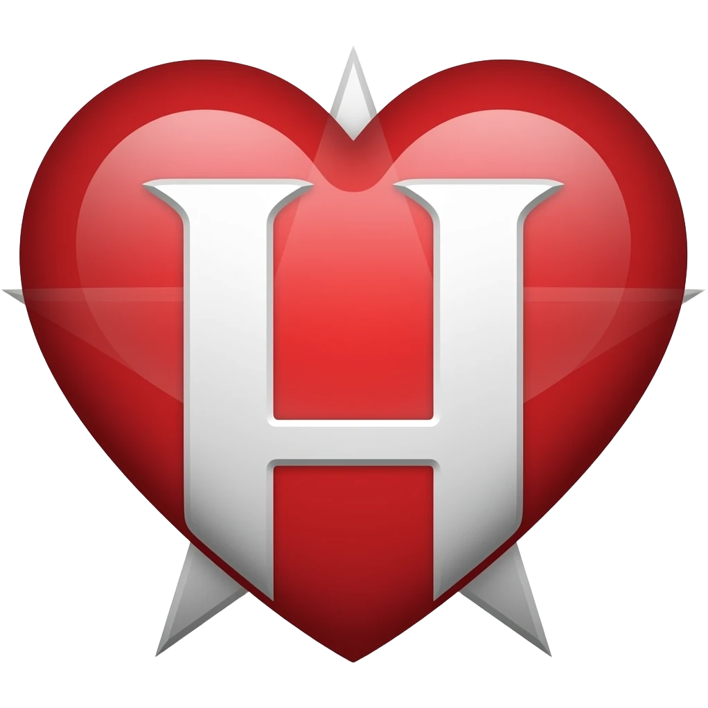 اريد شعار النجمه والقلب من فرقة HIM emoji