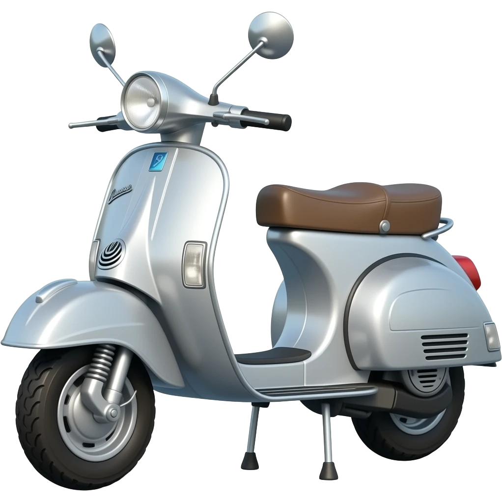silver vespa emoji