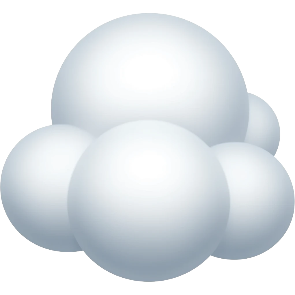 Cloud emoji