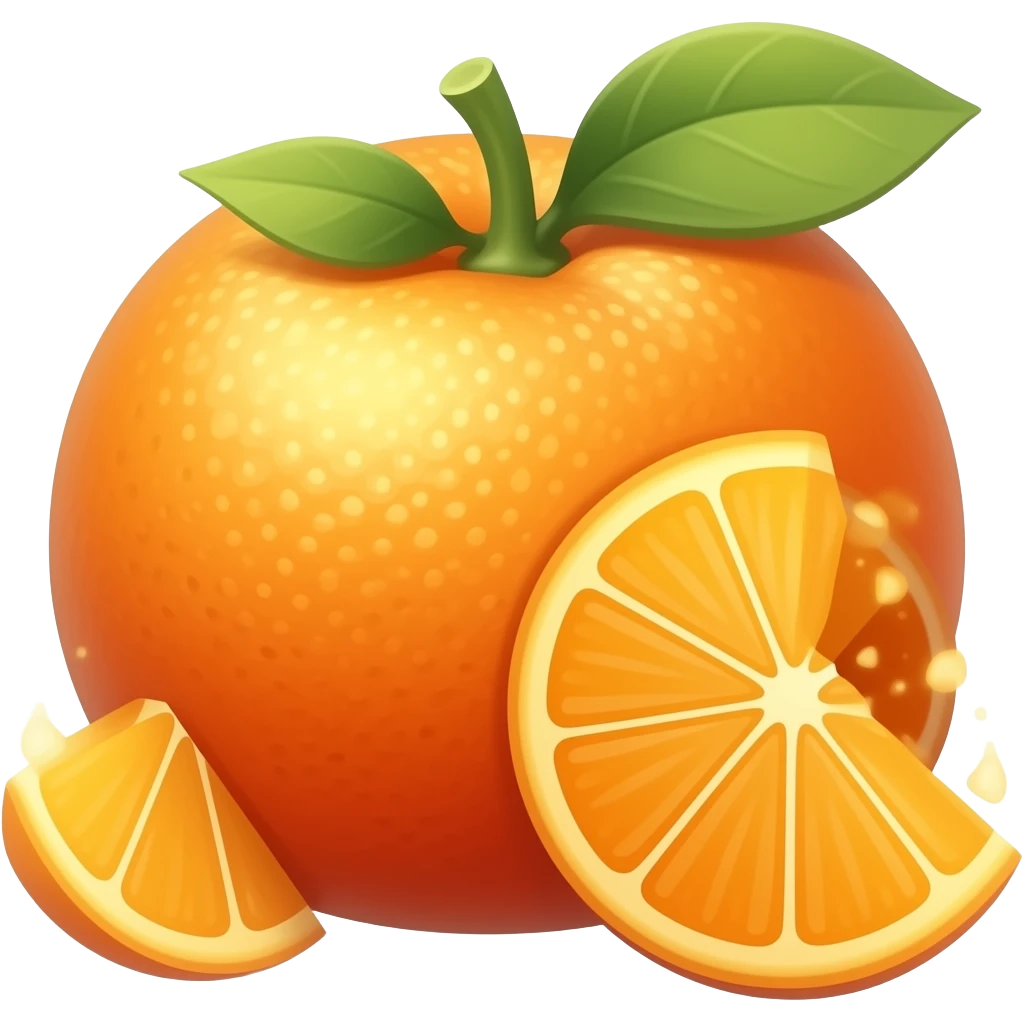 Orange jus emoji