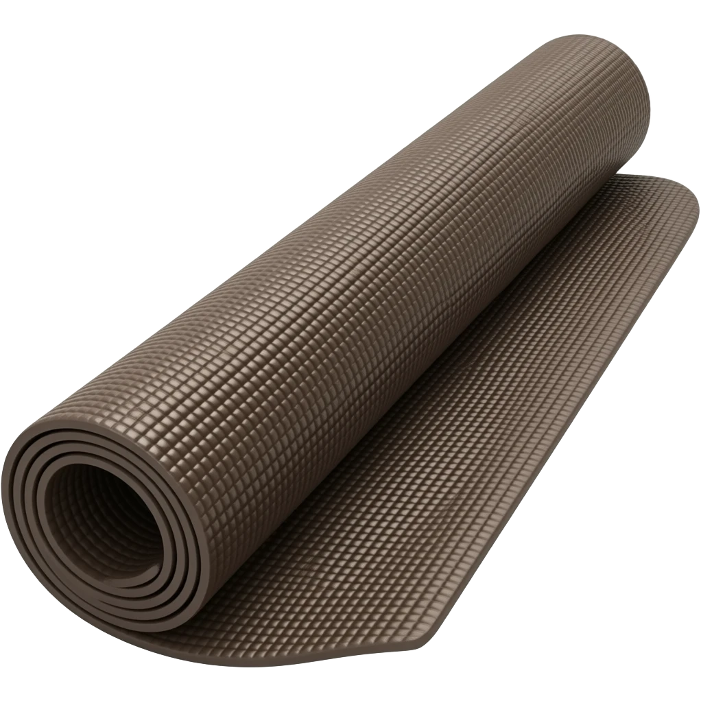 shagreen yoga matt roll up emoji