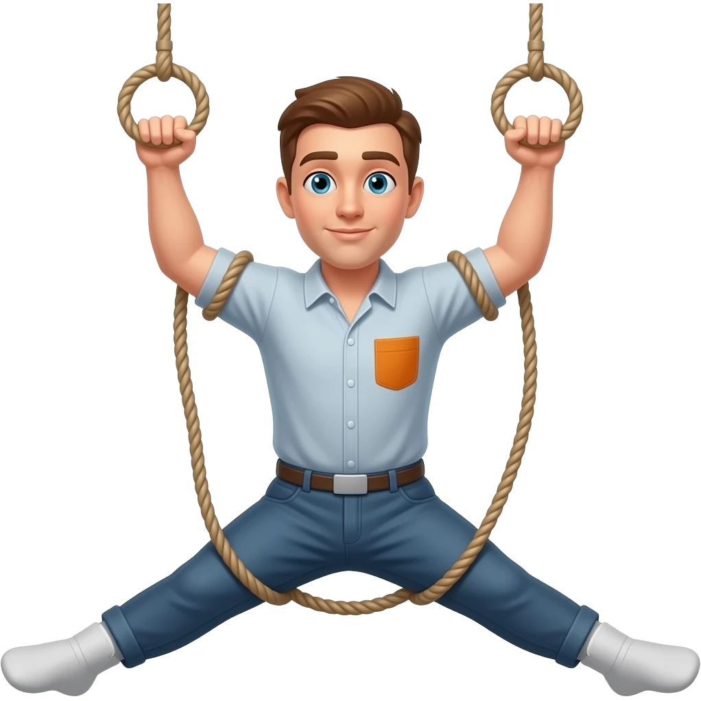 Hanging trapeze emoji