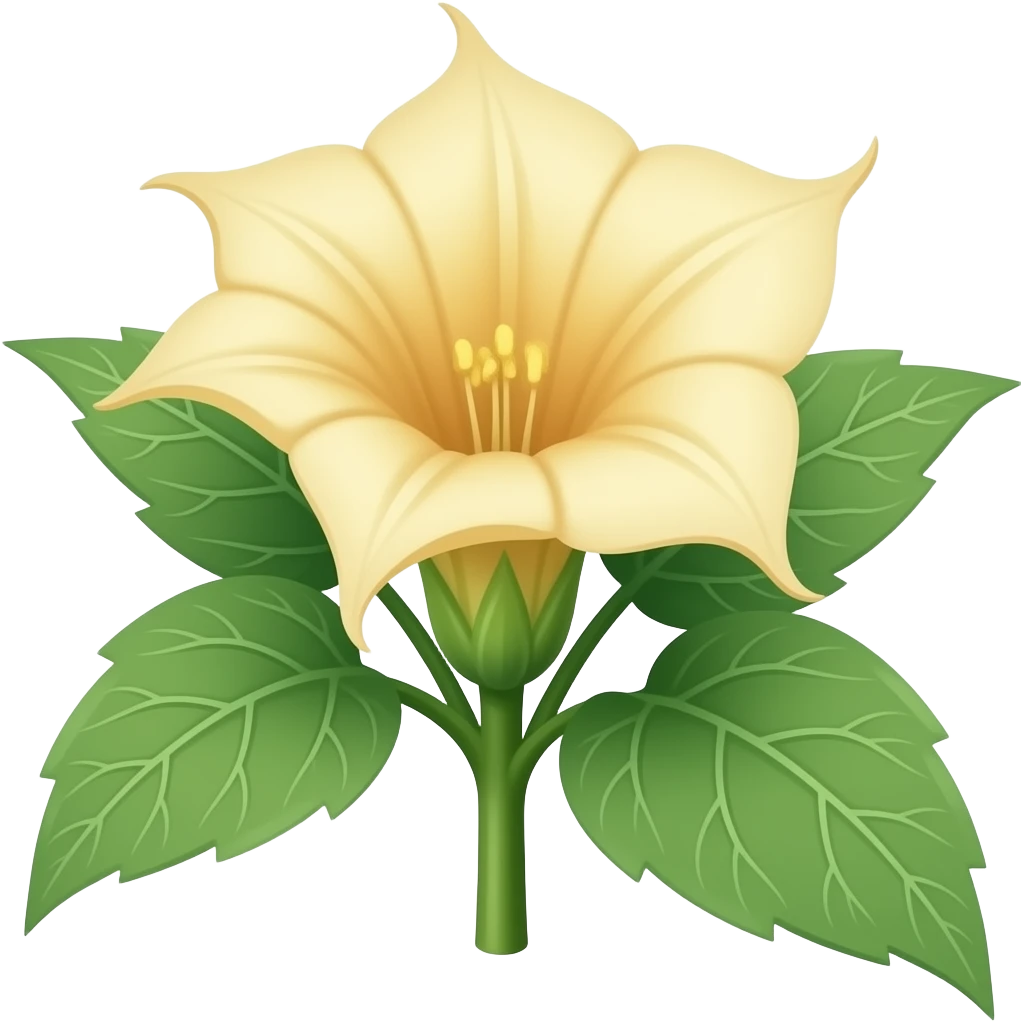 Single Datura stem emoji