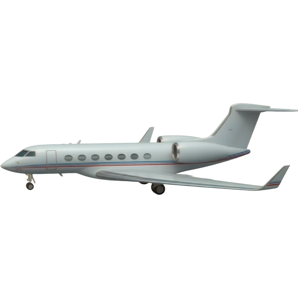 realistic side viewgulfstream g 650 airplane emoji