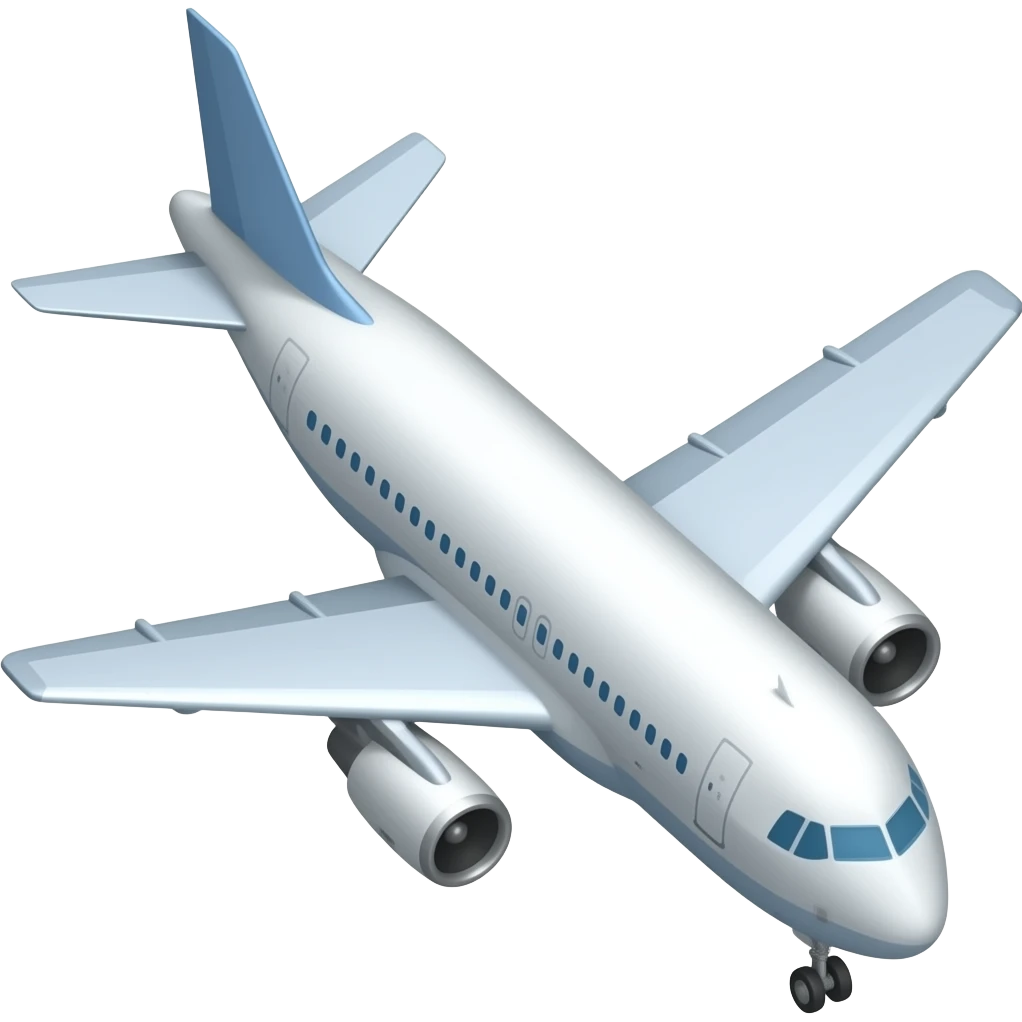 avion comercial emoji