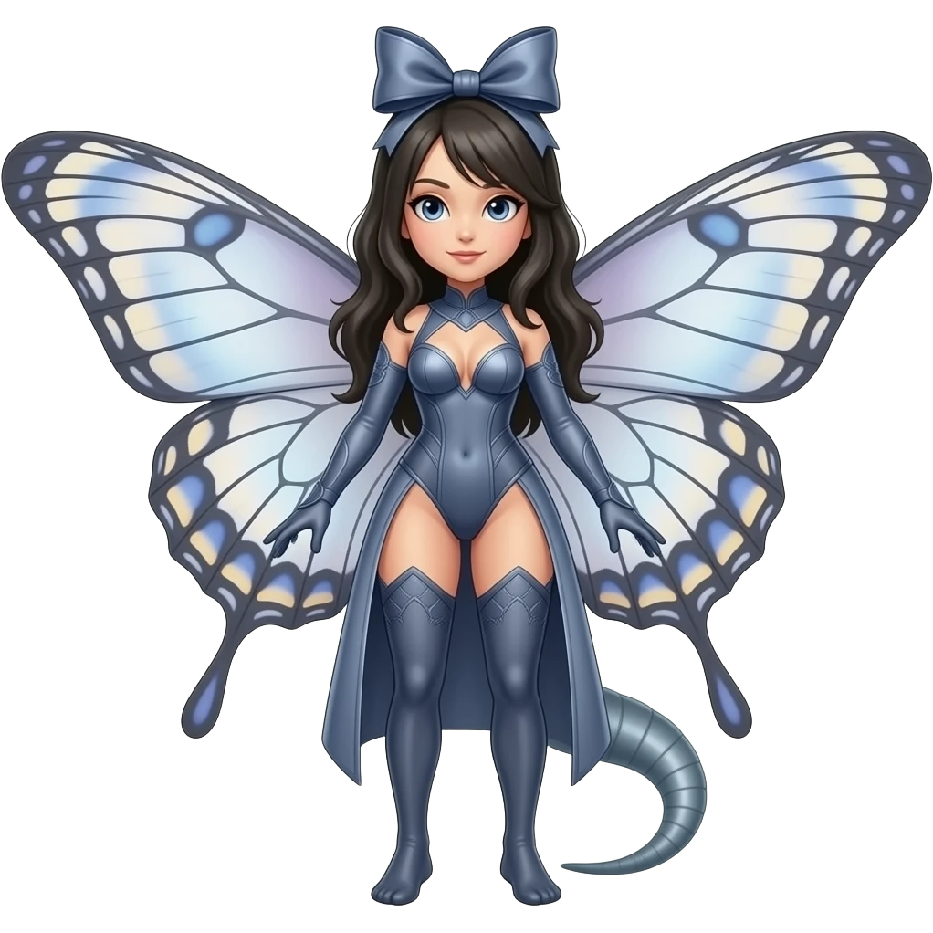 Mothra female with bow on head emoji