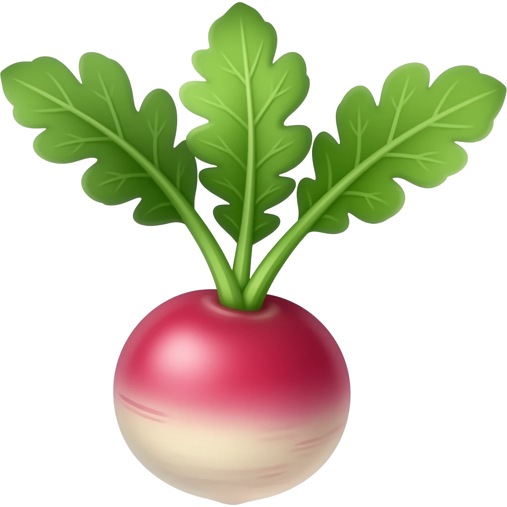Radish emoji