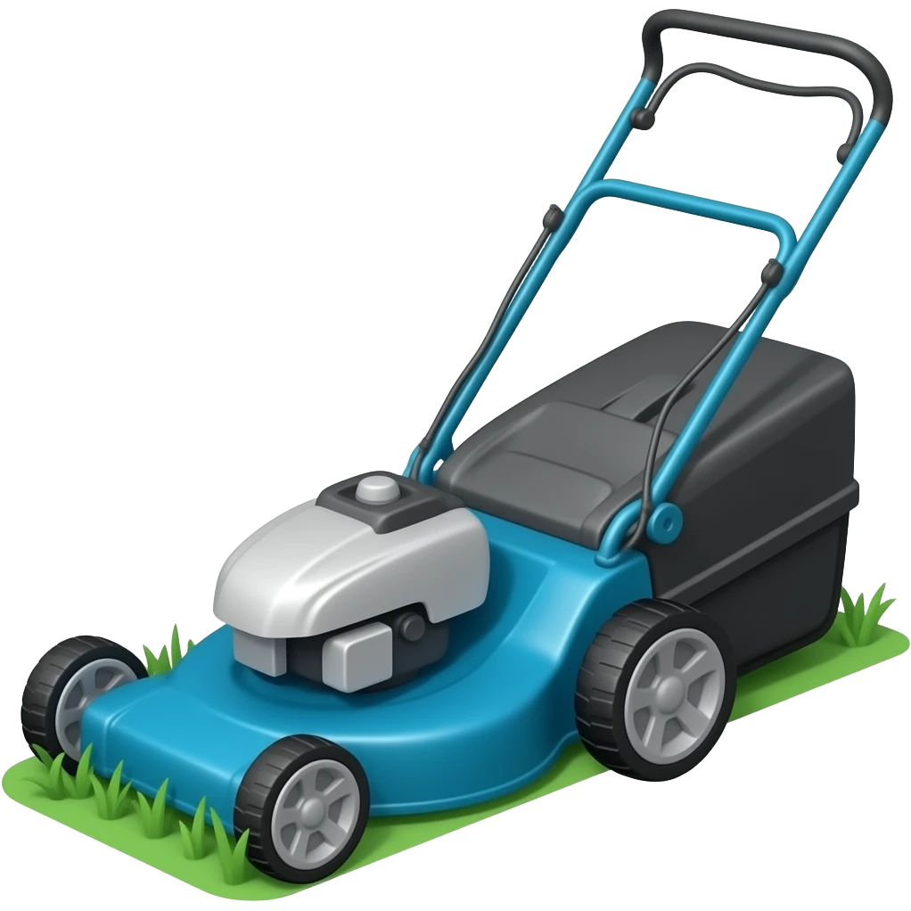 mower blue emoji
