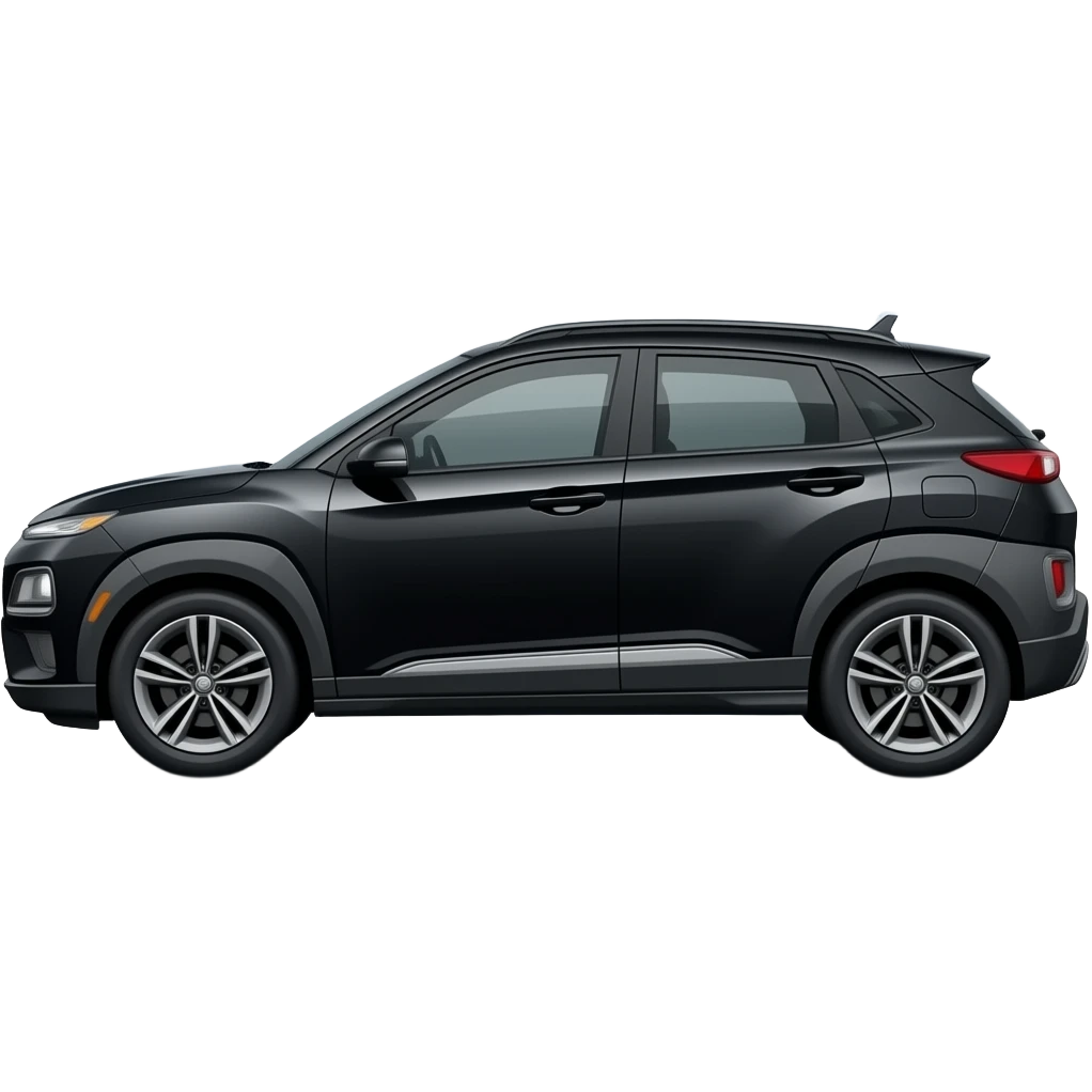 Kona 2025  black side view emoji