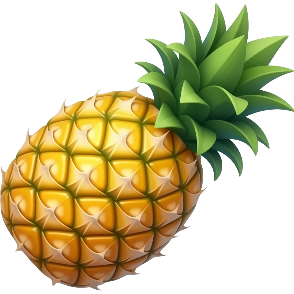 Pineapple ice emoji