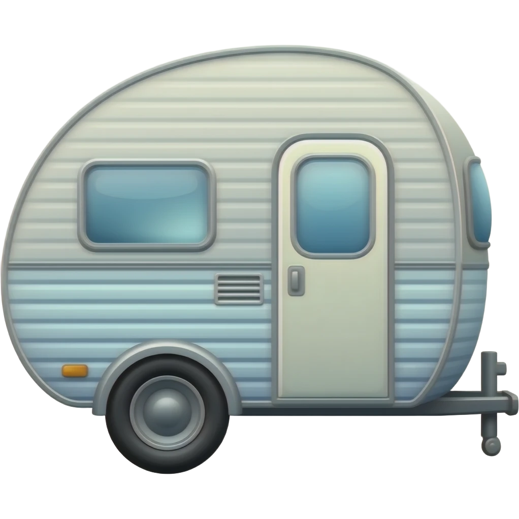 teardrop trailer emoji