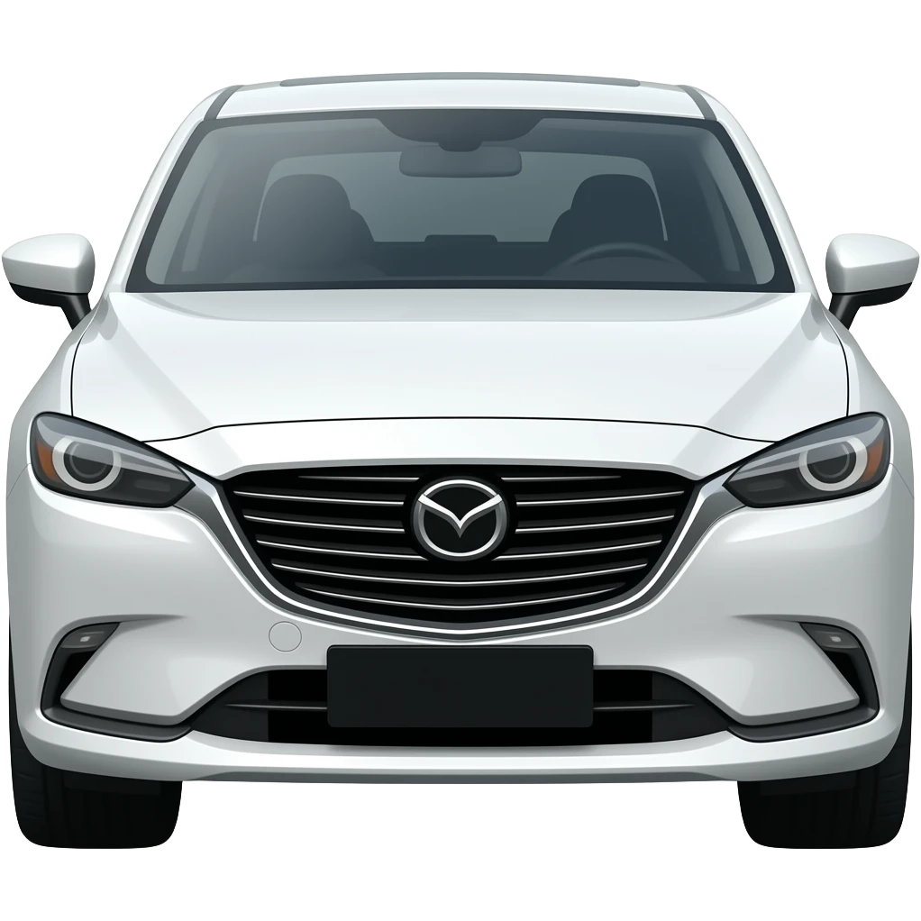 White Mazda emoji