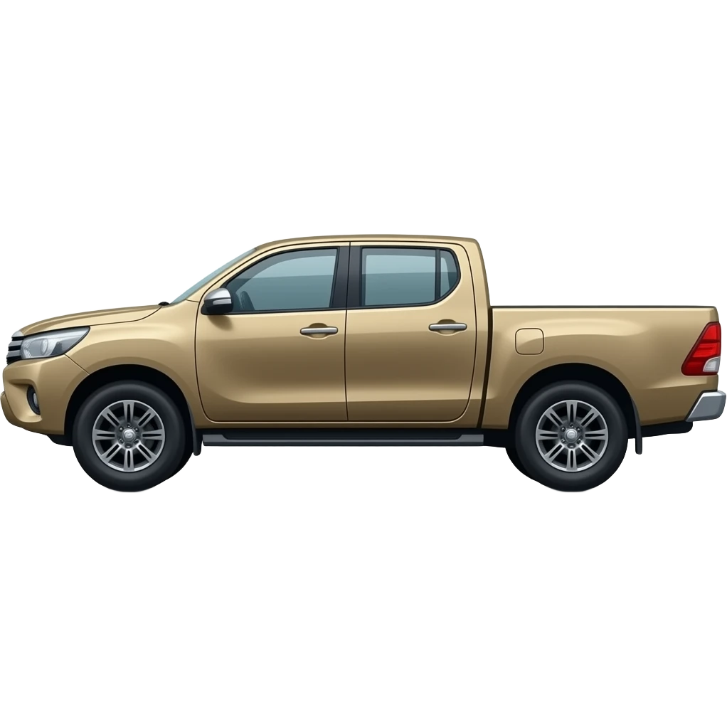 Vista lateral da Toyota Hilux emoji