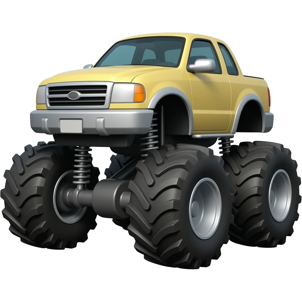Monster truck emoji