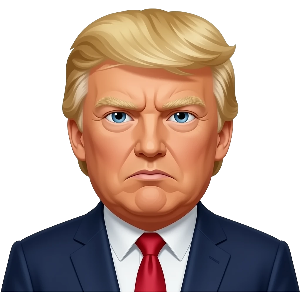 Trump emojis for angry emoji