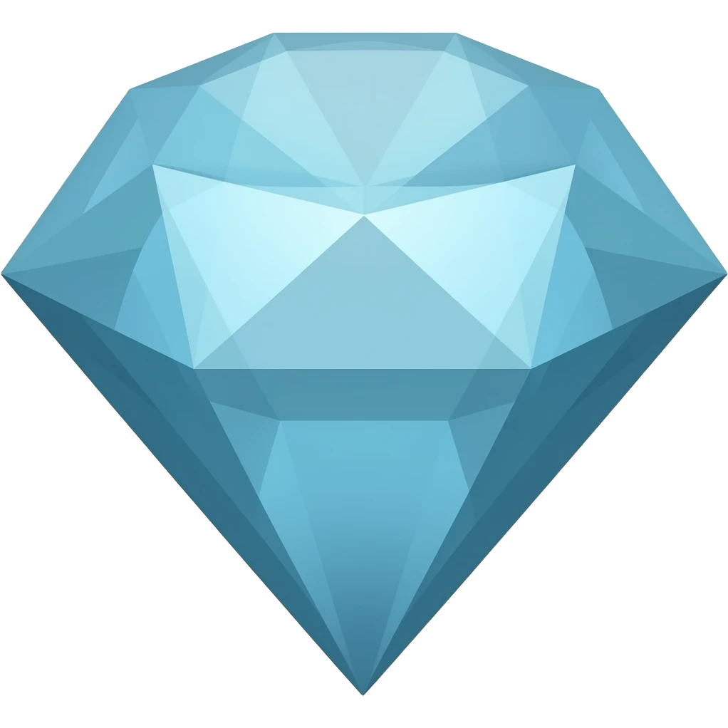 Light blue gem emoji
