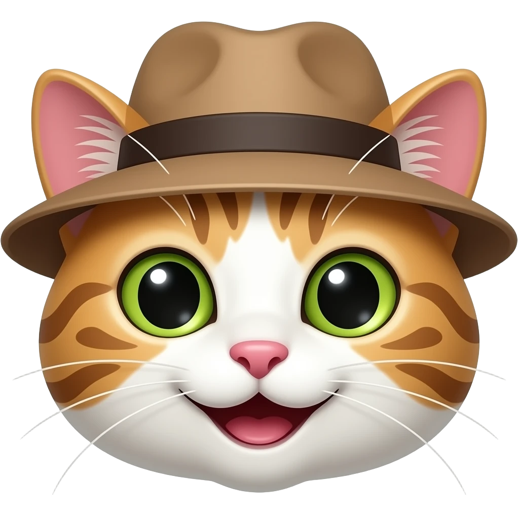 Şapkalı yuz emoji keko emoji