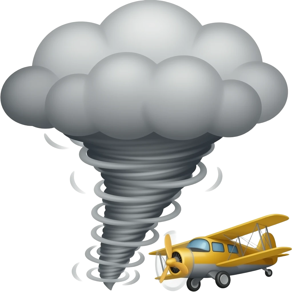 Tornado intercept emoji