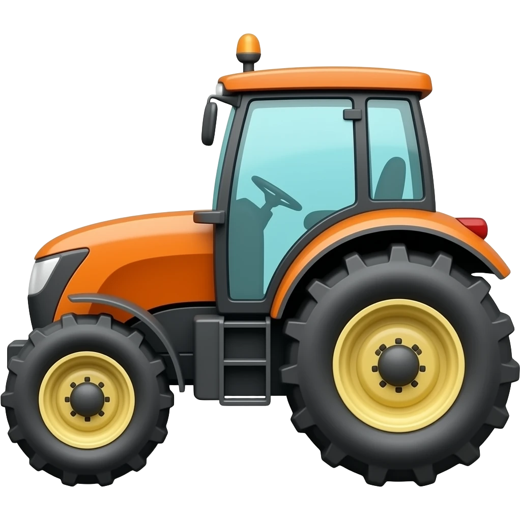 Tractor Side View emoji