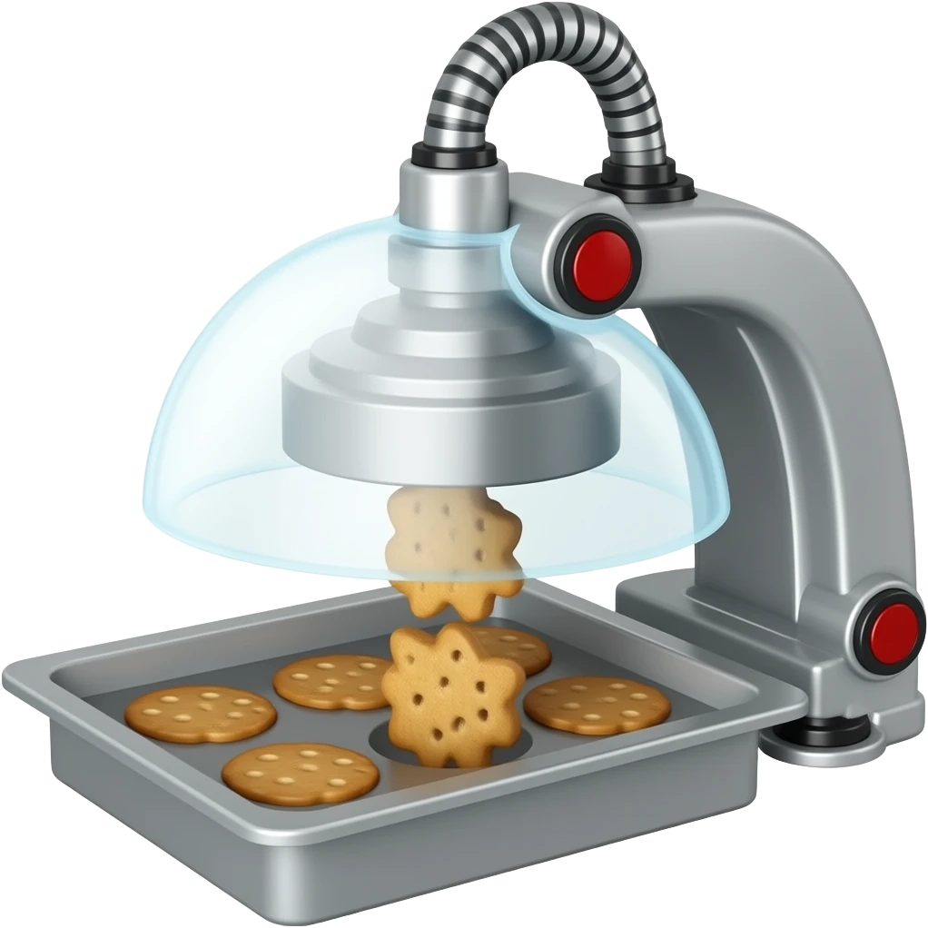 robotic cookie maker emoji