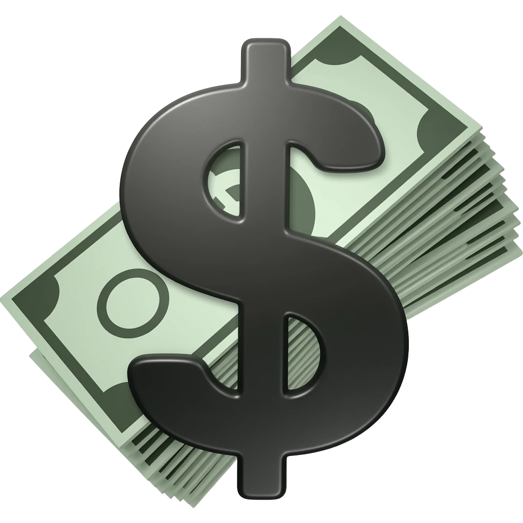 Black money emoji