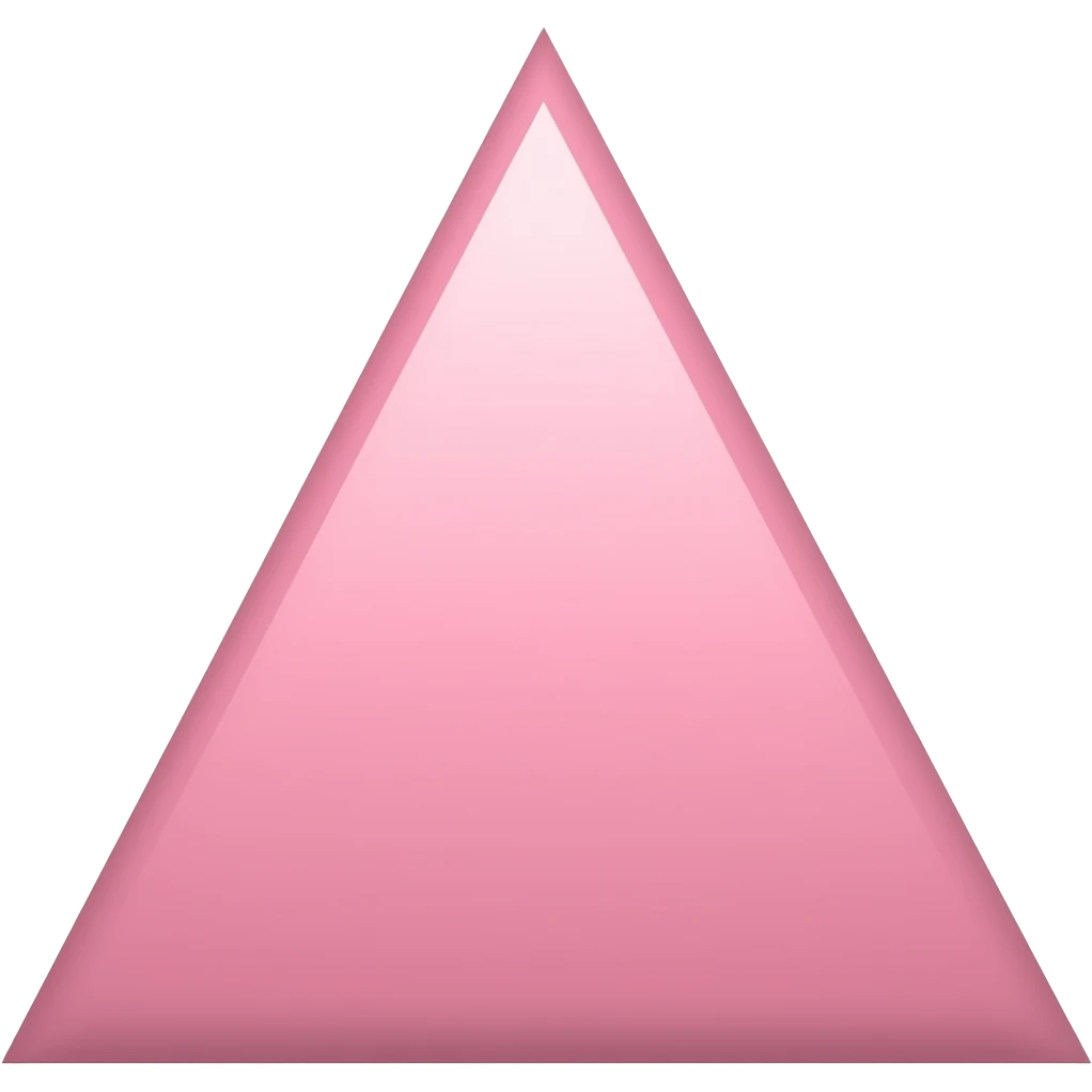 light pink triangle pointing down emoji