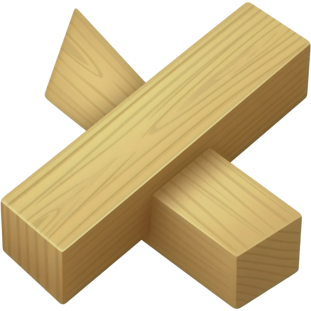 SINGULAR WOOD BEAM emoji