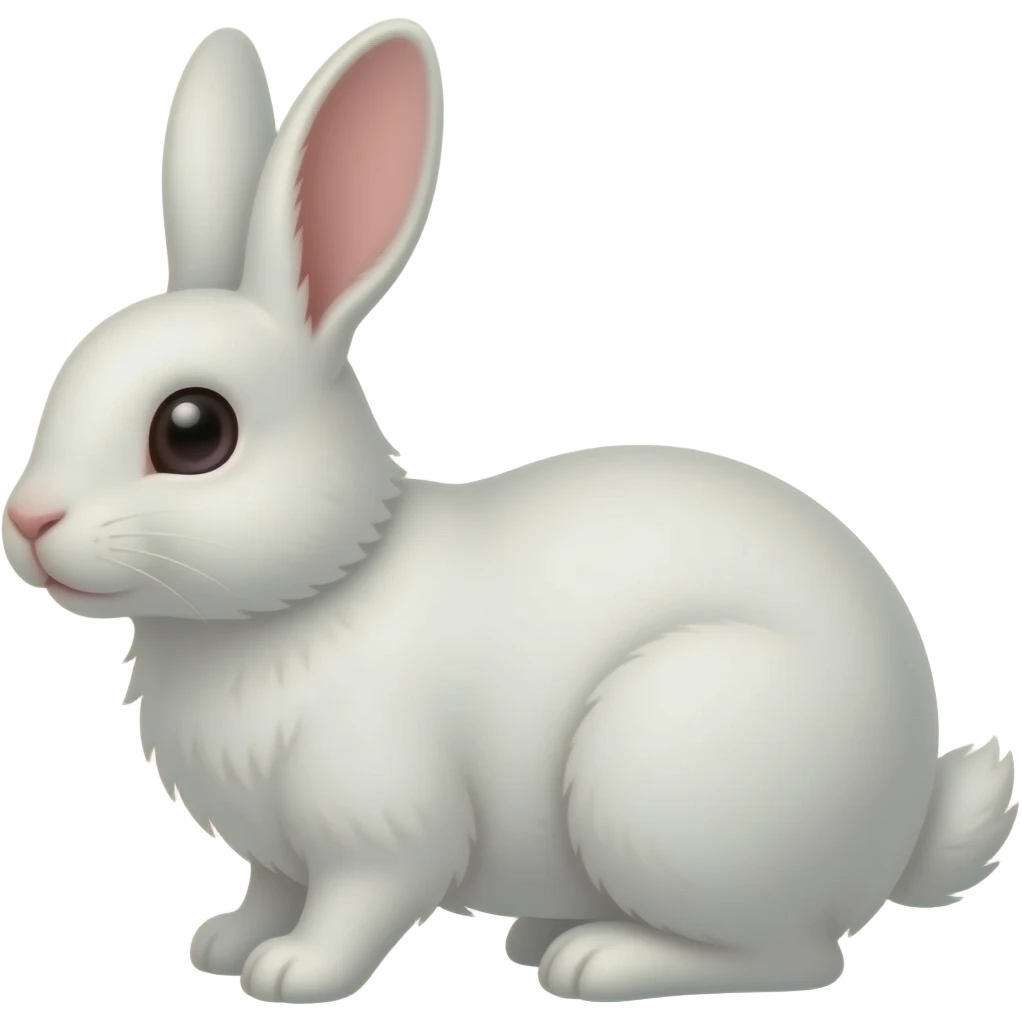rabbit white emoji