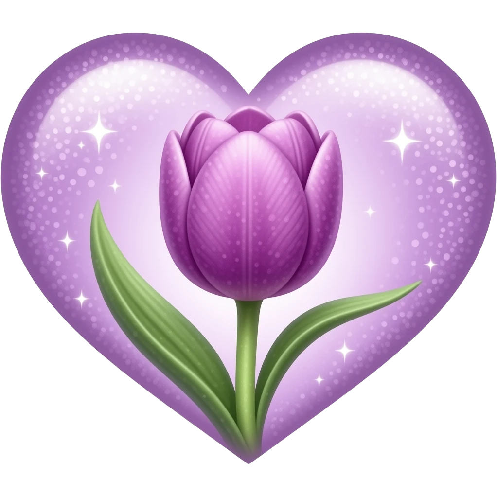 🌷+✨+💜 emoji