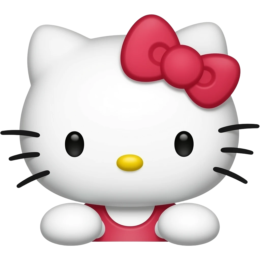 Hello kitty emoji