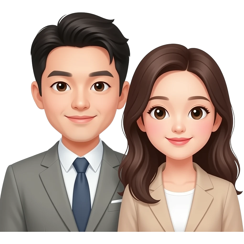 𝐊𝐨𝐫𝐞𝐚𝐧 𝐜𝐮𝐭𝐞 𝐜𝐨𝐮𝐩𝐥𝐞 emoji