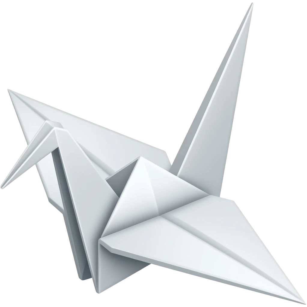 paper crane emoji