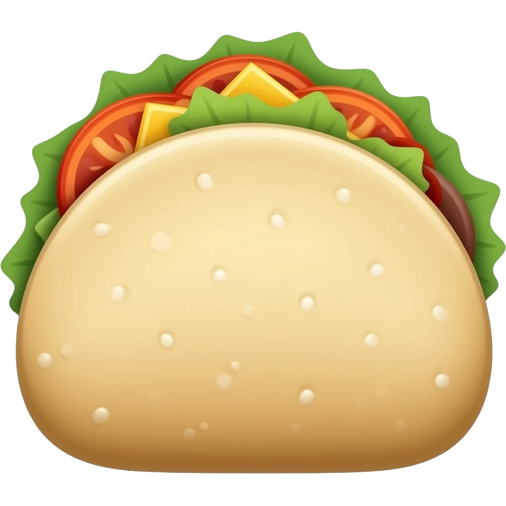 Una arepa emoji