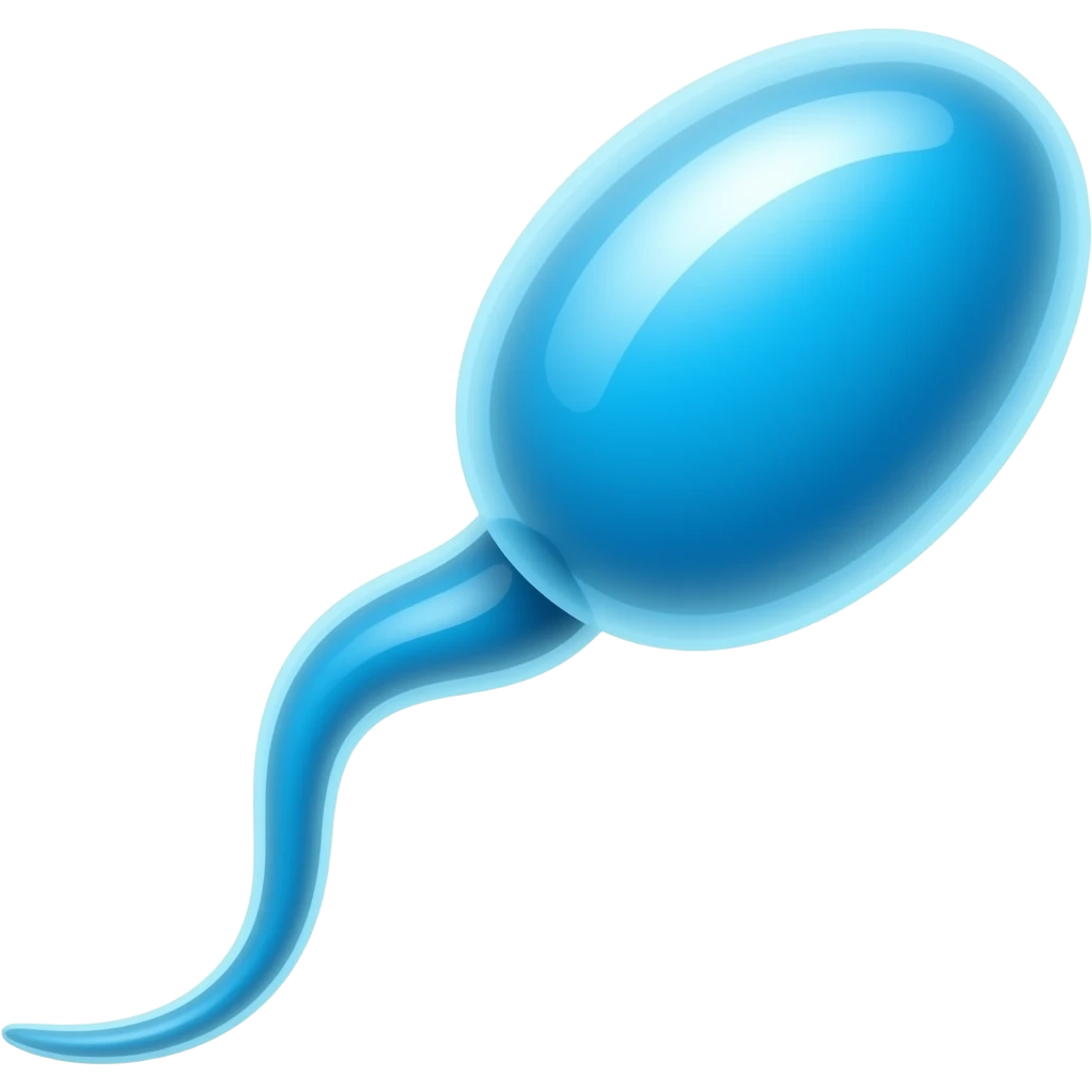 blue sperm emoji