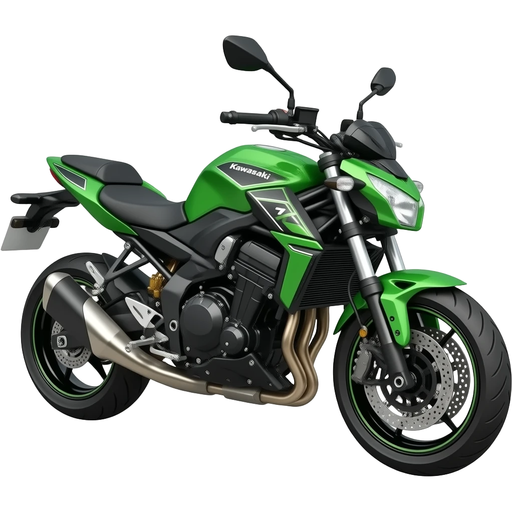 Kawasaki z650 naked темно зеленый emoji