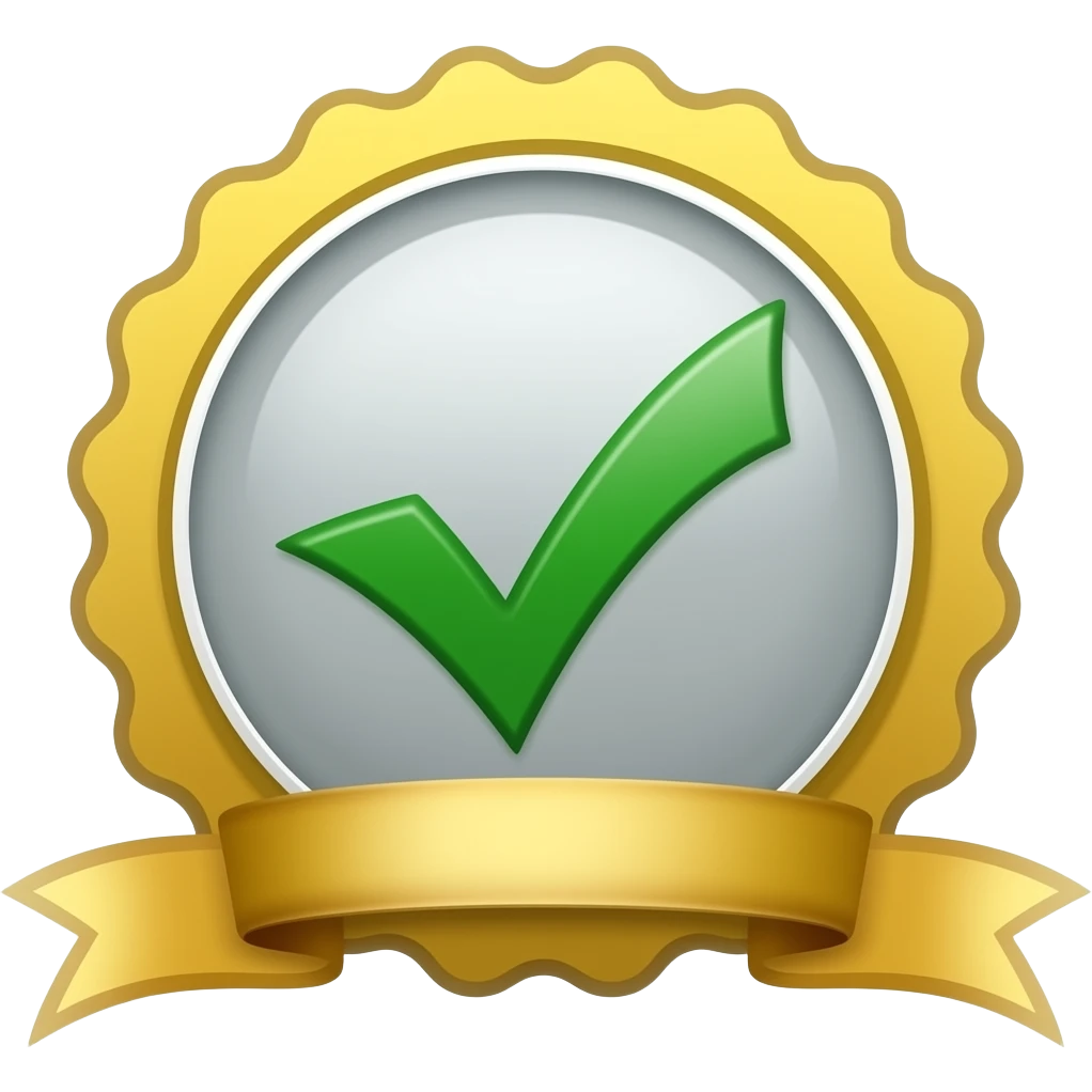 Verification badge emoji