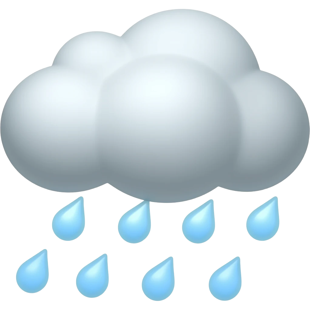 Rain emoji