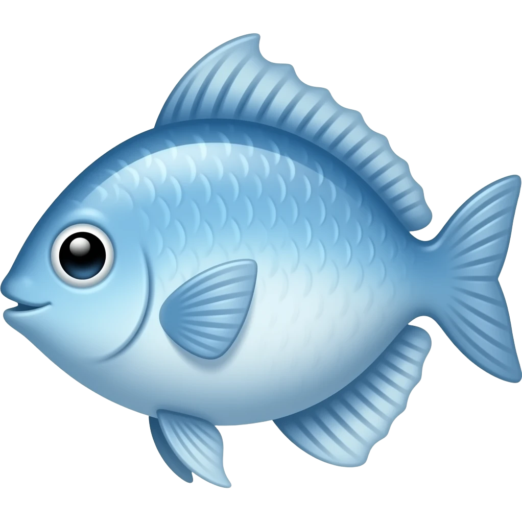 blue fish emoji