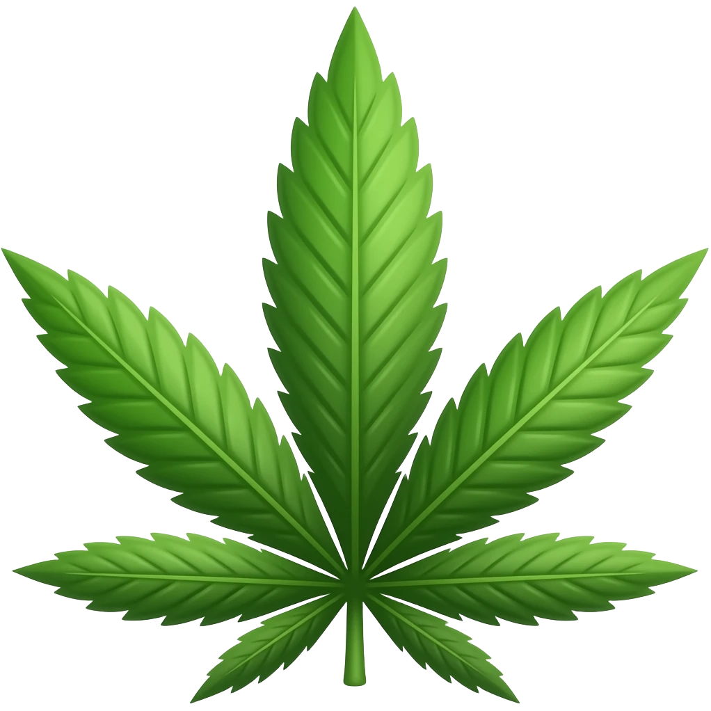 Weed leaf emoji