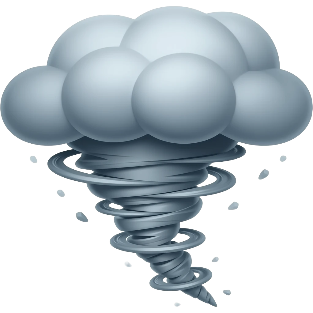 Broken Tornado emoji