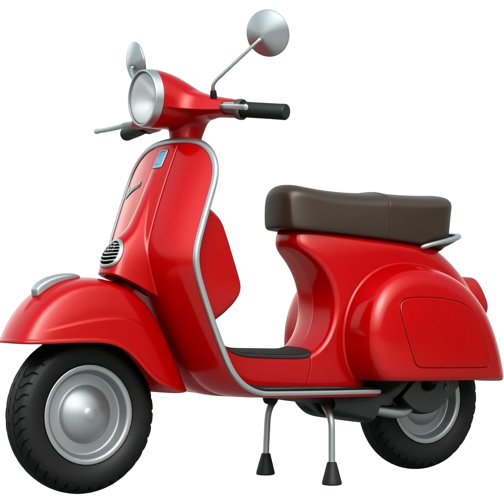 Red vespa emoji