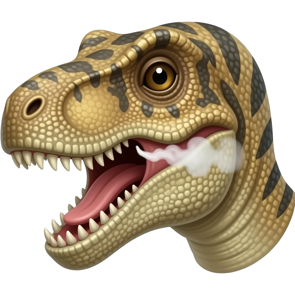 emoji dinosaur steam head emoji