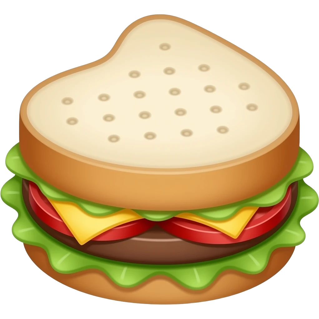a little sandwich emoji