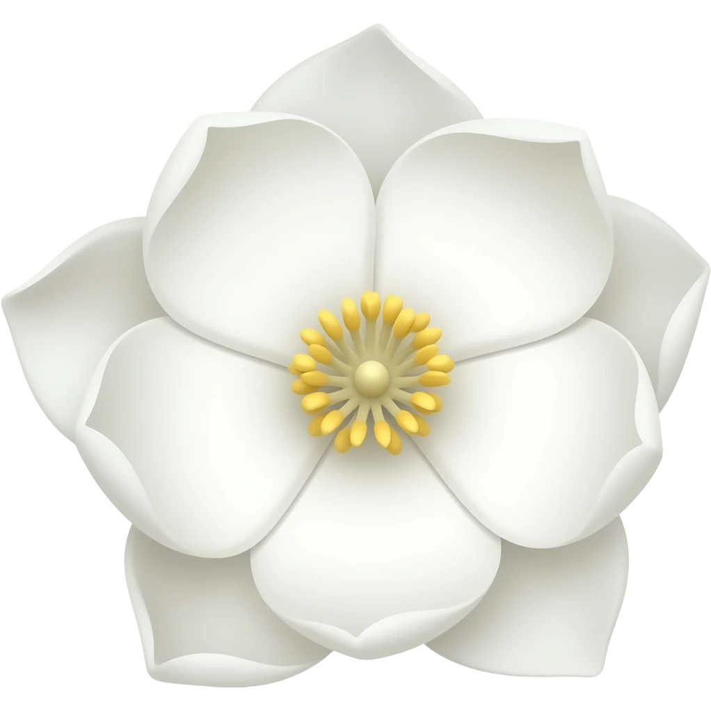 Jasmine flower emoji emoji