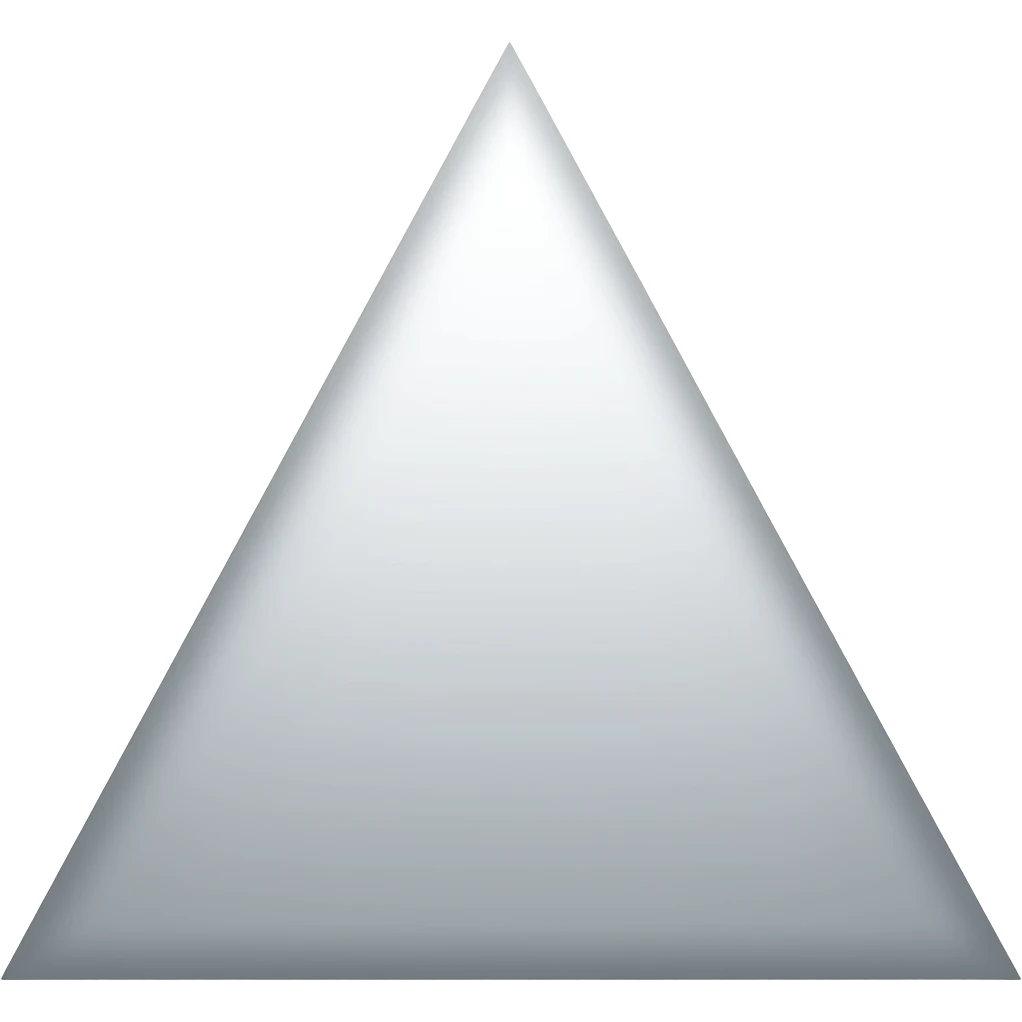 Light gray triangle emoji