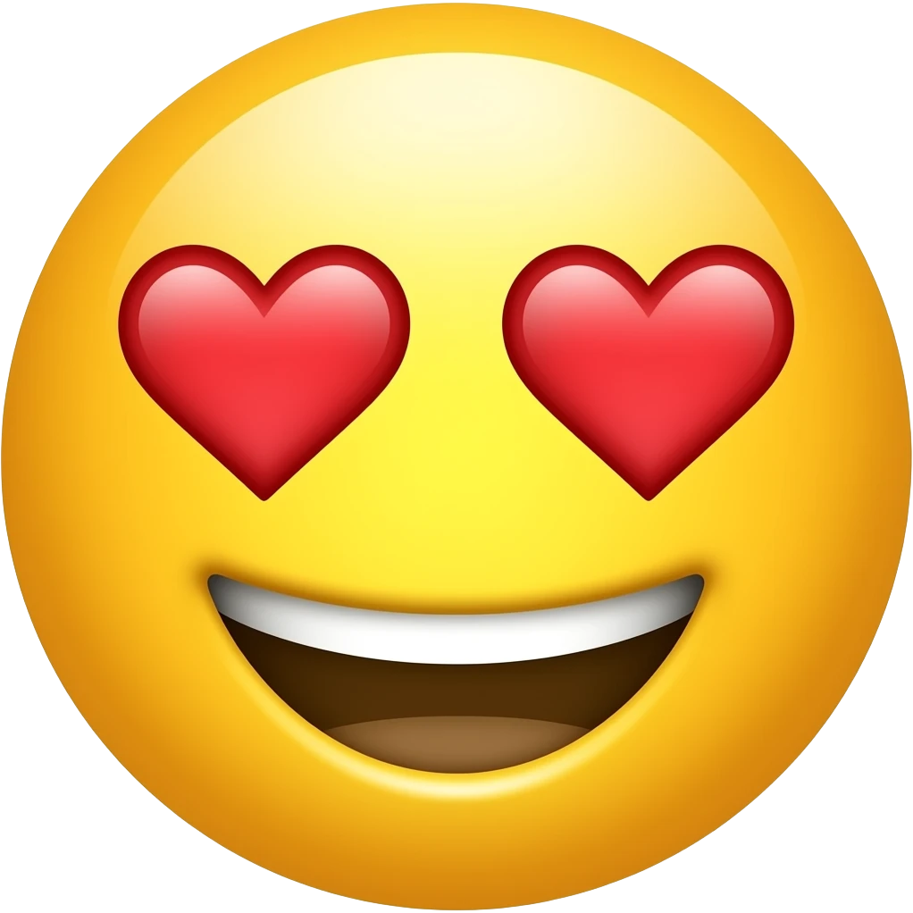 Smilee face with love eyes emoji